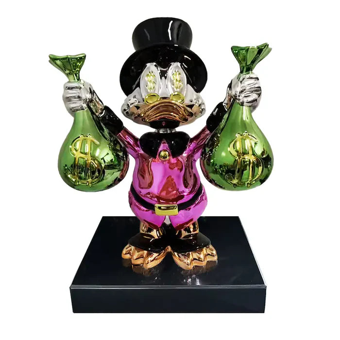 Scrooge With Money Bags