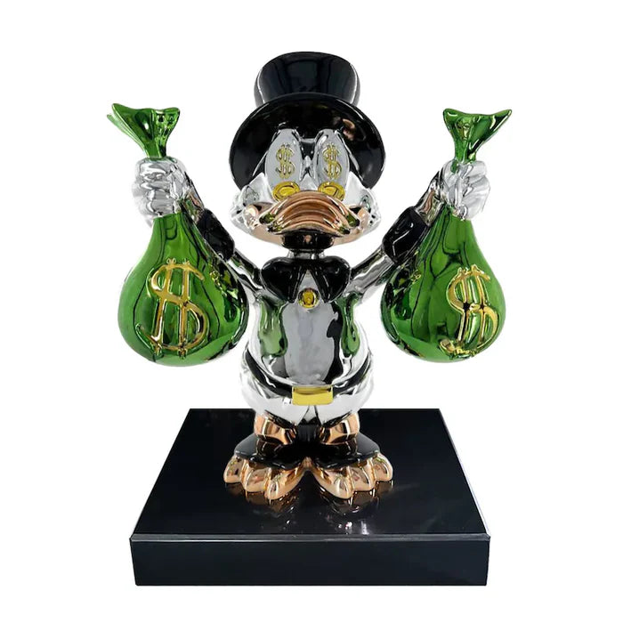 Billionare duck art masterpiece | Studio Pepito | Limited Edition Sculpure