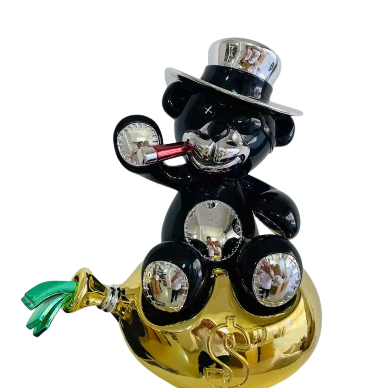 Black Cohiba bear sculpture art collection Pop Art Masterpiece Studio Pepito